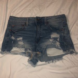 American Eagle distressed shorts
